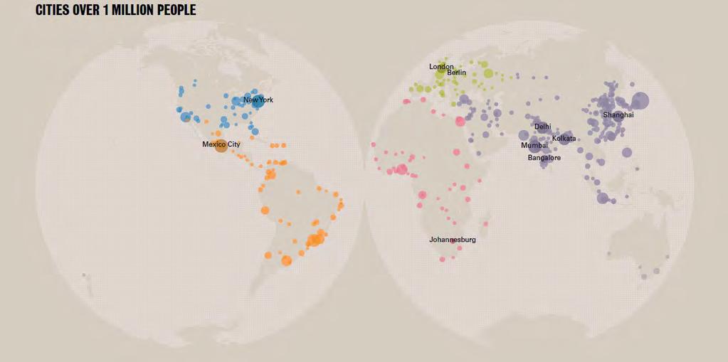 Mosca Los Angeles Istanbul Cairo Baghdad Tokio Bogotà Lagos Nairobi