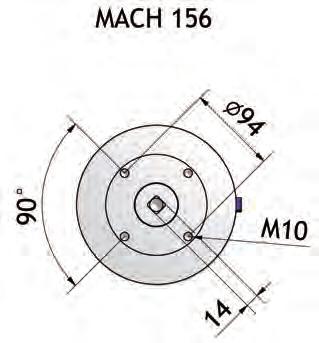 dimensioni mm dimensions mm dimensioni ATTuATORE PNEumATICO mach PER VAlVOlA FARFAllA