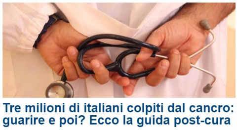 20-05-2017 http://www.secoloditalia.it/2017/05/tre-milioni-di-italiani-colpiti-dal-cancro-guarire-e-poi-ecco-la-guida-post-cura/ Ammalarsi, guarire e poi?
