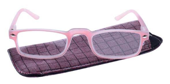 Reading glasses with fabric