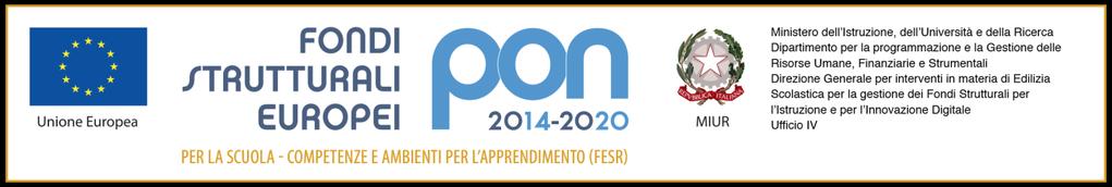 COMPETENZE E AMBIENTI PER L APPRENDIMENTO 2014-2020 INFORMATIVA EX ARTICOLO 13 D.