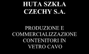 COMMERCIALIZZAZIONE CONTENITORI SPECIALI IN VETRO CAVO 