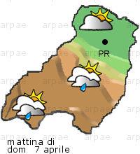 bollettino meteo per la provincia di Parma weather forecast for the Parma province Temp MAX 18 C 12 C Vento Wind 33km/h 31km/h Temp.