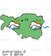 bollettino meteo per la provincia di Ferrara weather forecast for the Ferrara province costa coast Temp MAX 18 C 15 C Vento Wind 37km/h 25km/h costa coast Temp.