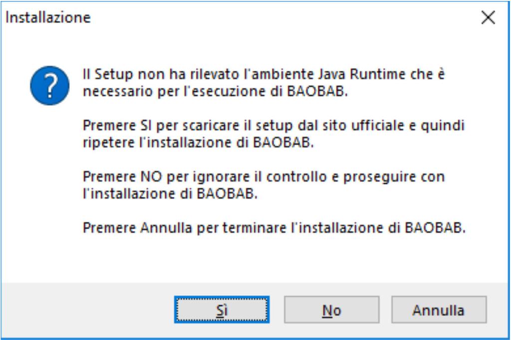 PROCEDURA DI INSTALLAZIONE BAOBAB Dopo aver scaricato il programma di installazione dal SITO Intellienergy Lanciare il programma di SETUP_BAOBAB (nell esempio si fa riferimento alla