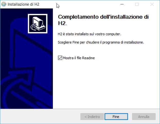 Si verrà inviati al portale di H2. Si potrà tranquillamente chiudere il browser.
