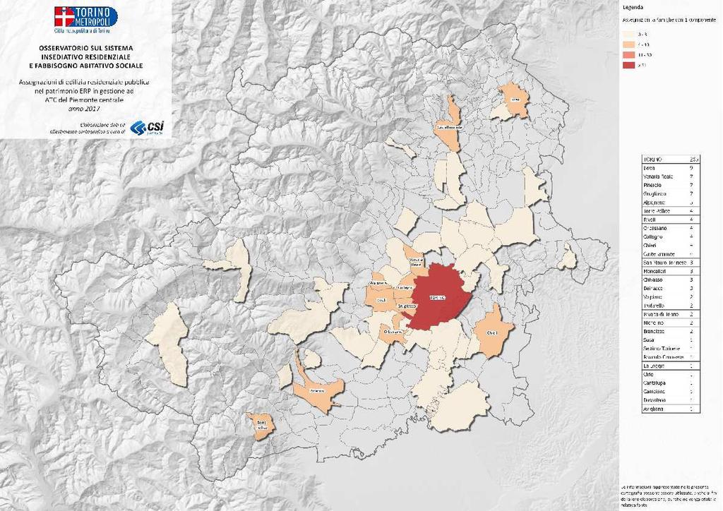 L immagine precedente è stata corredata dalla tabella che indica il numero di assegnazioni in ordine decrescente.