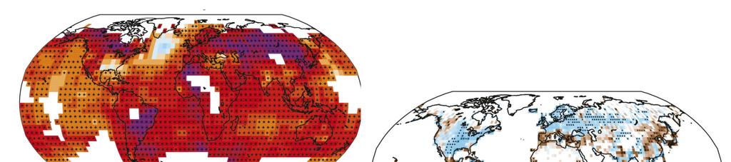 Global warming is unequivocal Variazioni misurate della temperatura superficiale nel periodo 1901