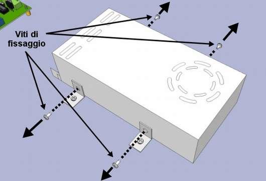 7.5 SOSTITUZIONE DELL'ALIMENTATORE È possibile eseguire la sostituzione agendo frontalmente. 1.