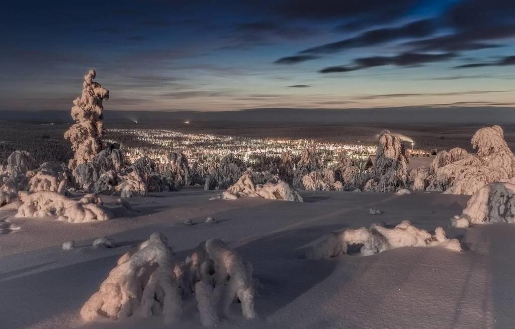 Traversata della Lapponia da Saariselkä a Ruka con comfort Soggiorno accompagnato Stile classico o skating, 8 giorni e 7 notti Stagione 2019 Queste vacanze invernali sono concepite per lasciare