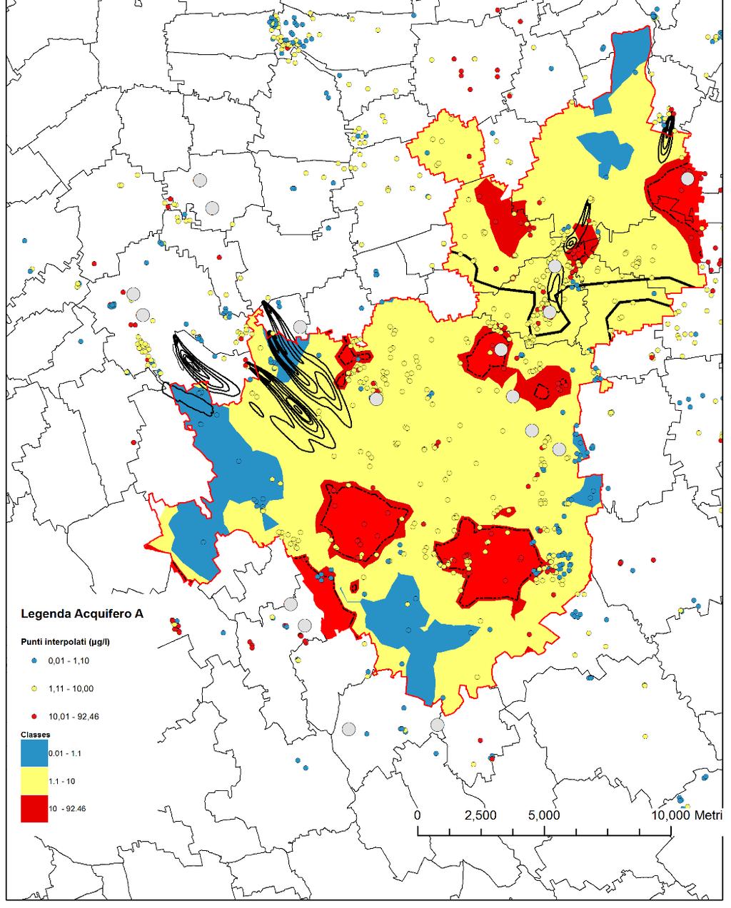 CARTOGRAFIA INQUINAMENTO DIFFUSO 19 Dataset ripulito cancellando: Dati