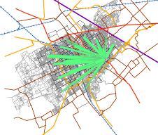 Origine/Destinazione Linee di desiderio Veicoli