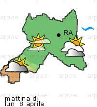 bollettino meteo per la provincia di Ravenna weather forecast for the Ravenna province costa coast Temp MAX 16 C 15 C 10 C Pioggia Rain 1mm 1mm 2mm Vento Wind 30km/h 30km/h 39km/h costa coast Temp.