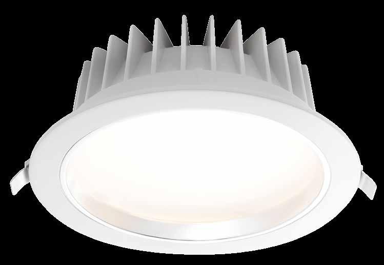 ONTARIO 32W LED Incassato LED ad alta efficienza in pressofusione di alluminio, riflettore ad elevata diffusione