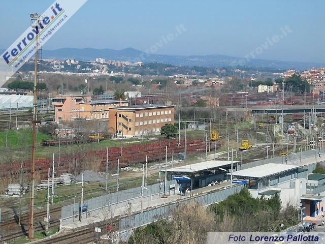 La stessa zona della foto precedente vista con l'inquadratura verso nord.