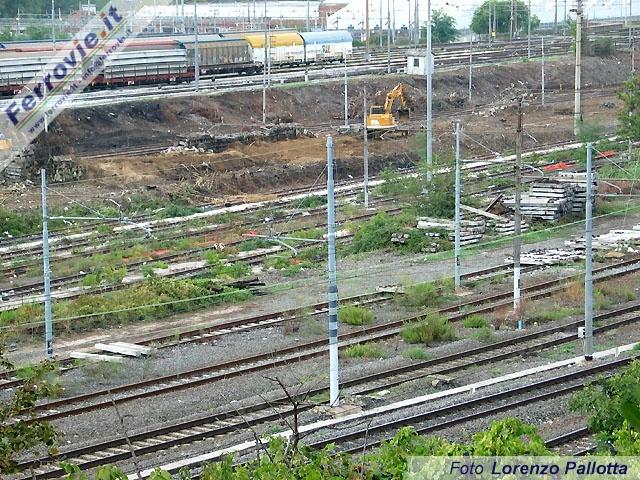 Dettaglio del fascio di ricovero sopra citato durante la vasta opra di pulizia intrapresa lo scorso settembre.