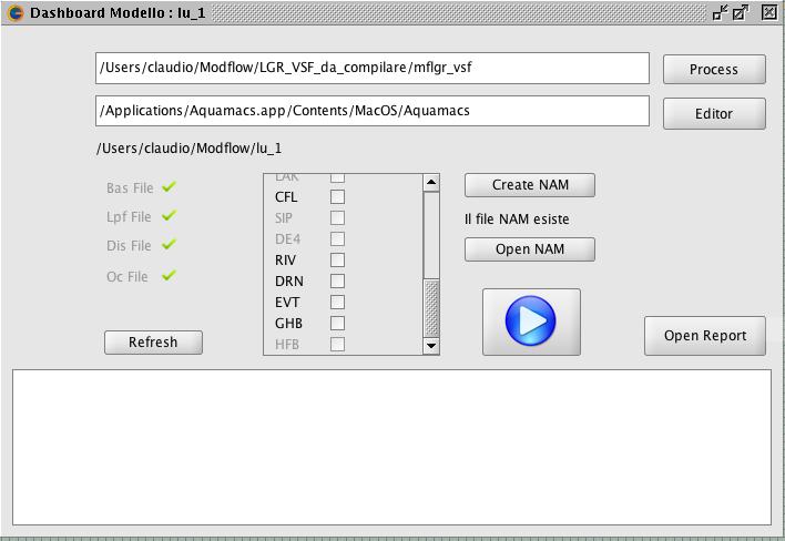 Il cuore del modulo GIS è un nuovo oggetto di gvsig: Model Scenario Input/output ﬁles directory Map View Model Scenario