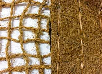 TECNICHE DI INSTALLAZIONE Le bioreti sono costituite da fibre naturali di cocco, juta o