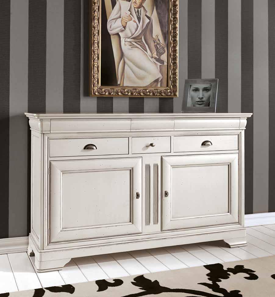 P861/L Credenza 2 porte 5 cassetti 2