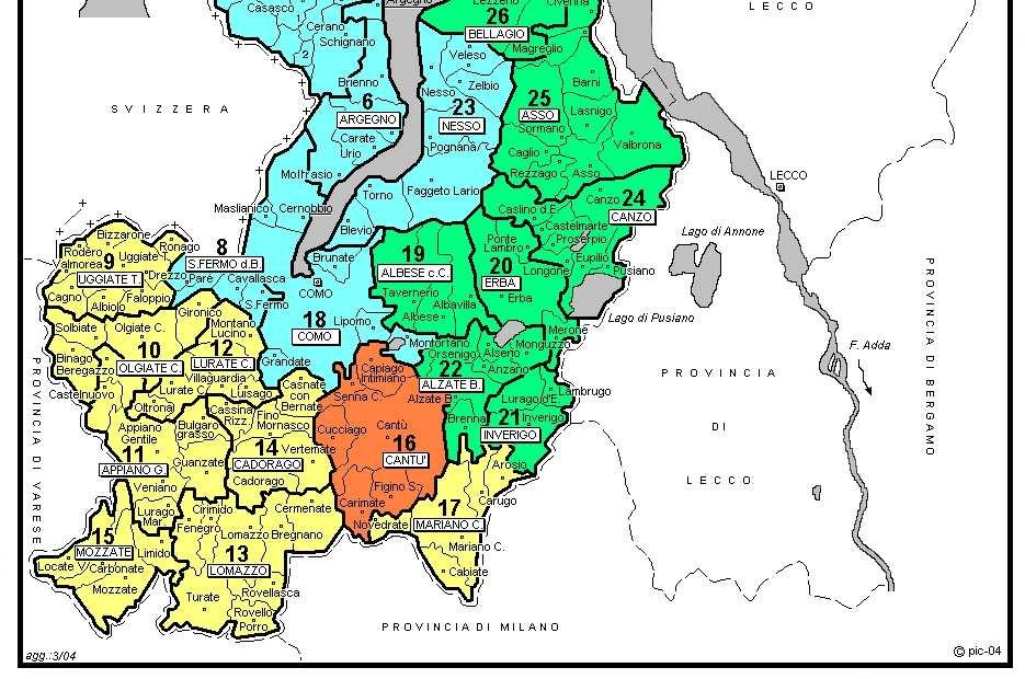 con bevuta di caffè o altro. La partecipazione era numerosa e soprattutto sentita. In provincia esisteva solo la sezione di Como, ora le sezioni sono quattro: Como, Erba, Lomazzo e Cantù.