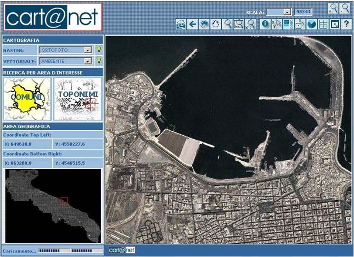 informazioni di tipo cartografico (edifici, strade, copertura del suolo,