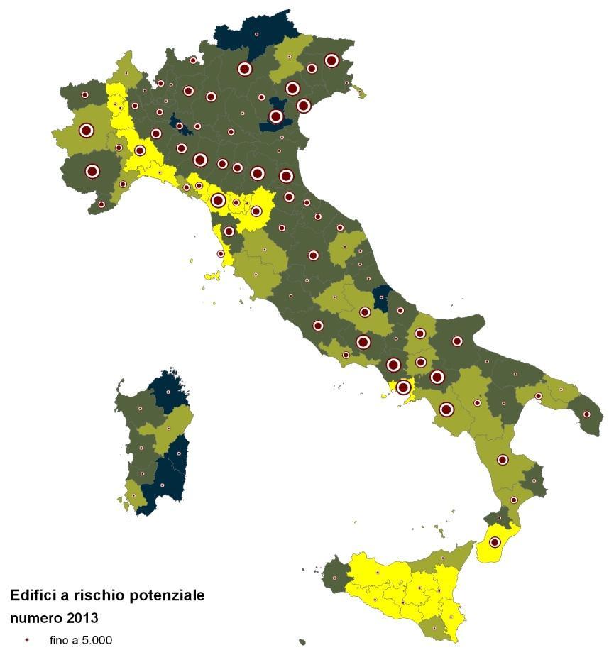 L ESPOSIZIONE AL RISCHIO PER GLI IMMOBILI RESIDENZIALI ITALIA: AREE AD