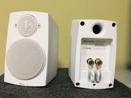 Boston mod. Micro DAC 90xUpgrades 2 00,00 nuove http://www.audioreview.com/product/speakers/sur round-speakers/boston-acoustics/micro-90x.html Thiel mod. CS3.