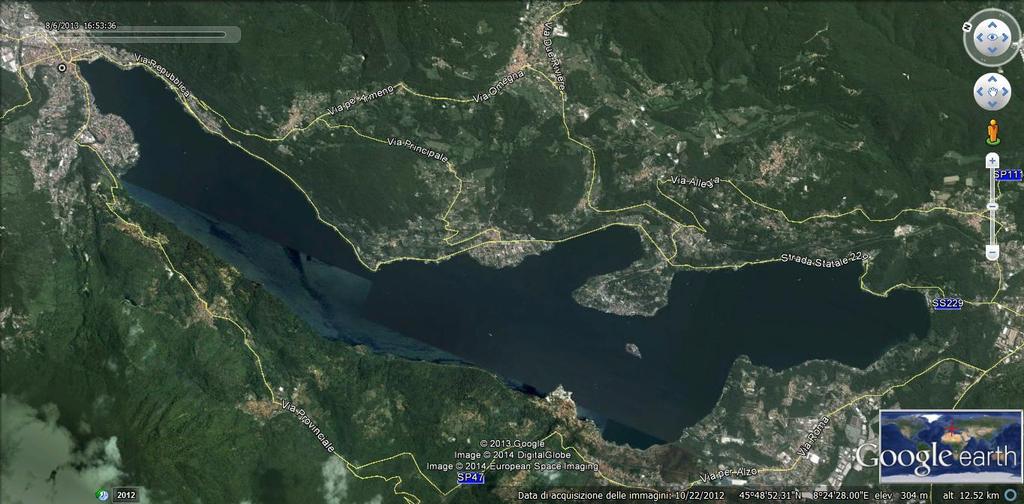 Figura 3: il Lago d Orta visto da 12.