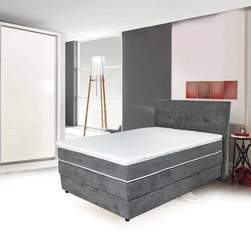 023, 00* 490, 599, 00** letto boxspring 94 incl. contenitore letto e coprimaterasso 3.