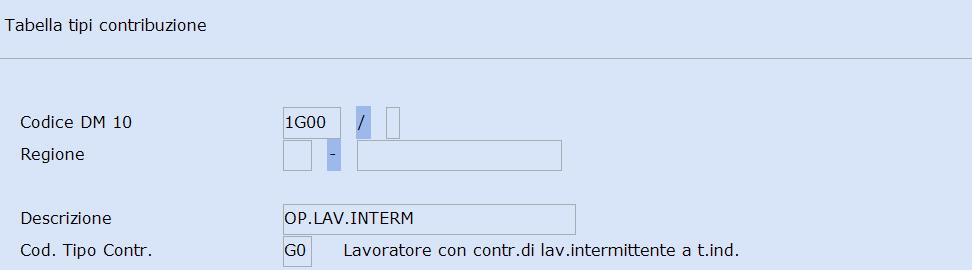 3. Tipi Contribuzione Scelta di menù PAGHE 31. Paghe e Stipendi 5. Gestione mensile 5. Gestione Emens/UniEmens 12. Tabelle Emens/UniEmens 2.