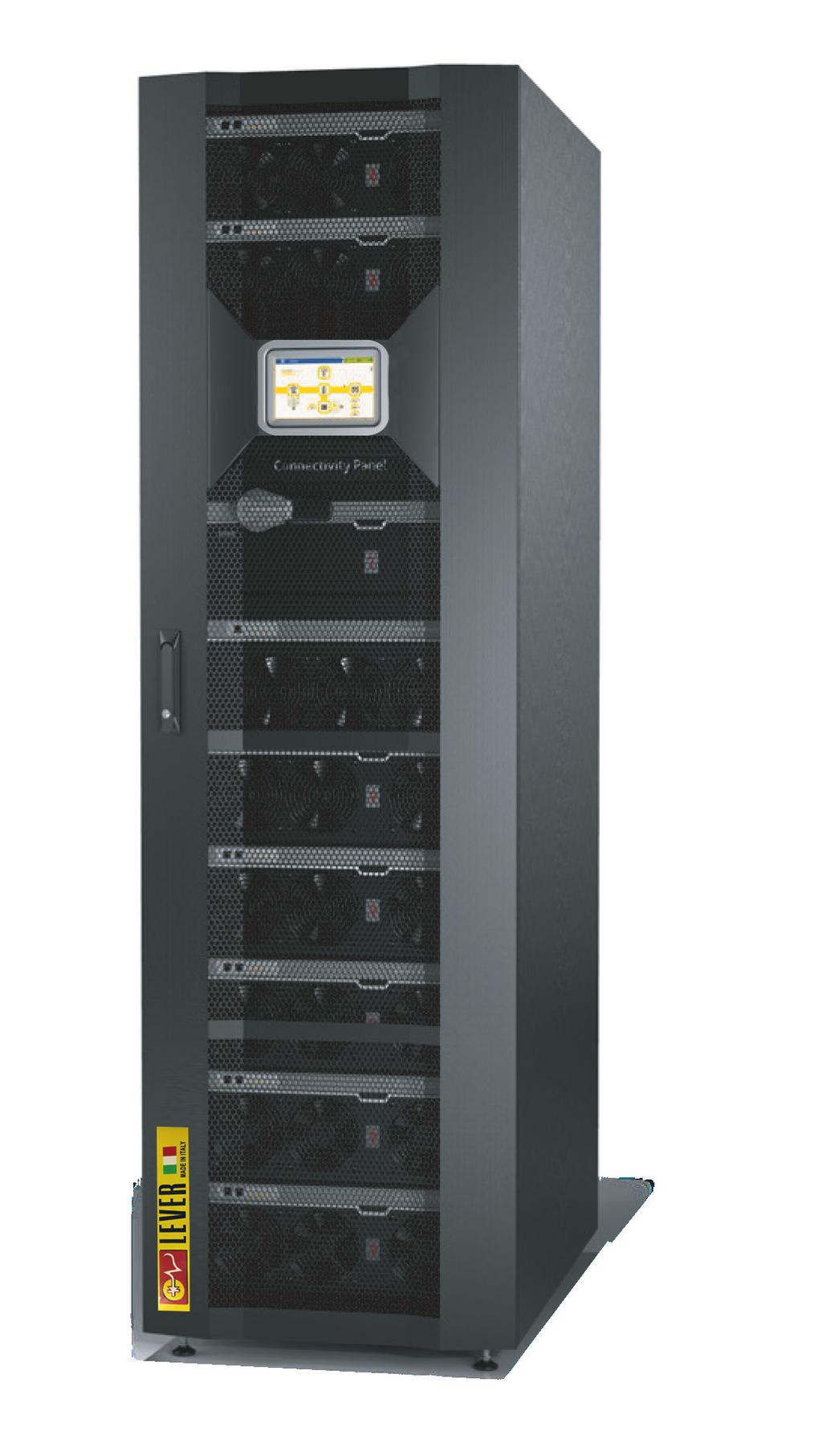 CELATE PRO UPS ONLINE 1-28 X 42 kw fino a 1 MW + ridondanza Massima disponibilità Alta scalabilità Impareggiabile densità di potenza Efficienza > 96,5% Multi-controllo Multi-flessibilità