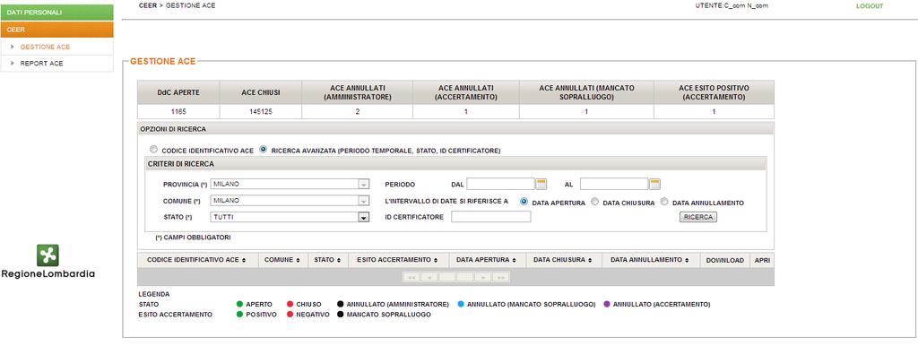 Guida ai servizi CENED Pubblici