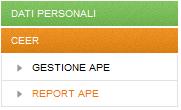 Guida ai servizi CENED Pubblici Ufficiali Aggiornamento 07/02/2018 4.2. Report APE a.