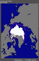 Estensione della calotta Artica Settembre 1979 Settembre 2005 Settembre