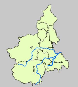 Fiume Bormida (Piemonte) Fiume del Piemonte che a valle di Alessandria confluisce nel Tanaro, affluente di destra