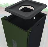 The compact design make it suitable for urban areas with limited
