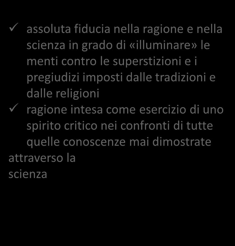 La «luce» della ragione Sorto in Inghilterra verso la fine del Seicento, l