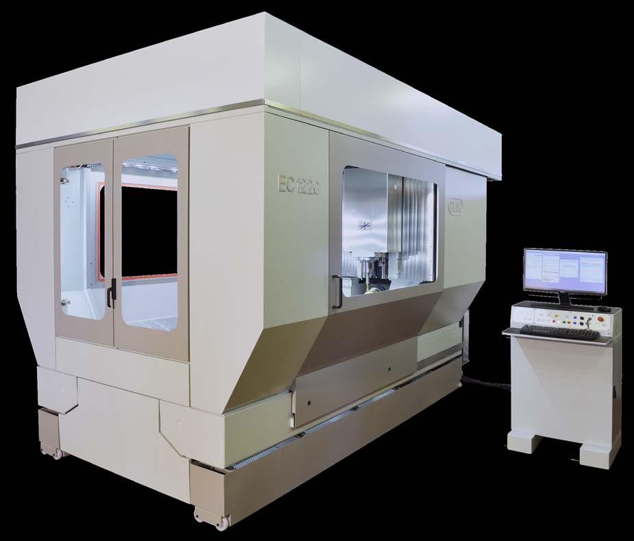 CENTRO DI LAVORO EC1220 Si tratta di un centro di lavoro pensato per l esecuzione di lavorazioni su particolari di grandi/grandissime dimensioni ma che richiedano un grado di