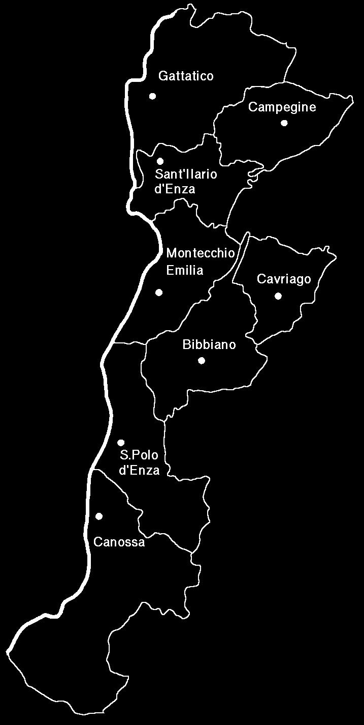 I 4 comuni più popolosi, situati al centro, hanno una densità abitativa di 467 ab/kmq 67% della popolazione 37 % del territorio distrettuale i 4 comuni