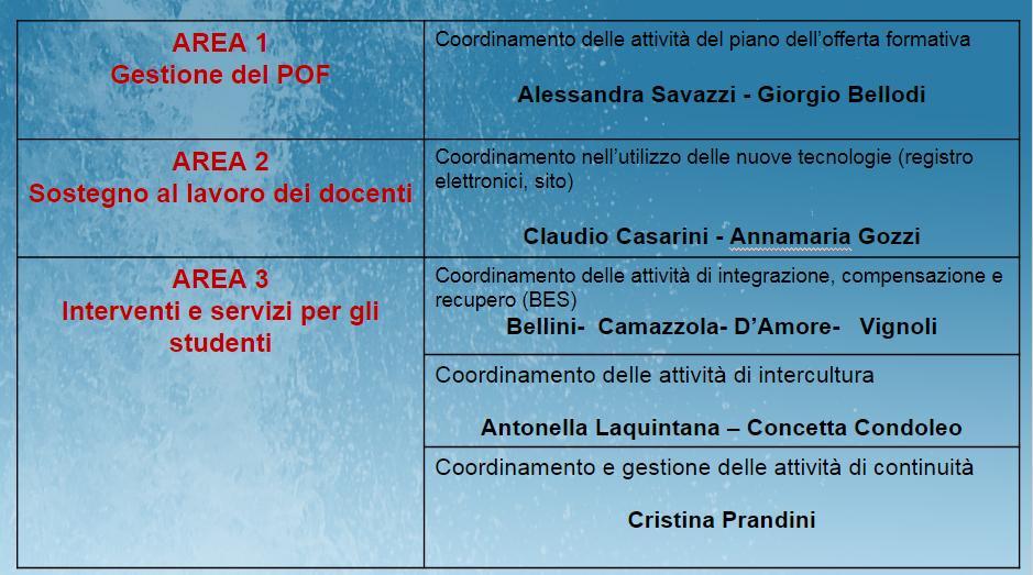 scolastico. AREA HANDICAP: Vignoli Alessandra. Il suo intervento è a nome di un gruppo di quattro persone, che si sono distribuite il lavoro.