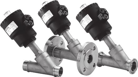 ARES con attacchi speciali angle seat valves caratteristiche tecniche fluido intercettato aria, acqua, alcool, olii, carburanti, soluzioni saline, vapore, ecc.