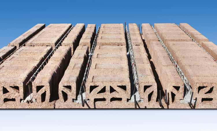 elemento in legno-cemento per solaio 11 Da una positiva esperienza di oltre 60 anni ottenuta con l utilizzo dei blocchi in legno cemento, ISOTEX ha
