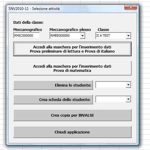 Figura 19 A questo punto sono stati inseriti tutti i dati relativi alle risposte degli allievi ed è quindi necessario creare una copia del file contenente tali dati per poi caricarli (upload) sul