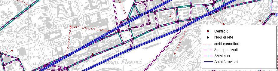MONOMODALI Rete stradale Rete del trasporto ollettivo