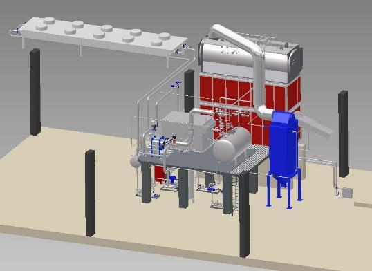 4. CASI CONCRETI ESPANSORE IMPIANTO DI COGENERAZIONE MOLINAS (Calangianus (SS)) Caldaia modello Global 500 Potenza elettrica 199 kw elettrico Energia elettrica prodotta 1.