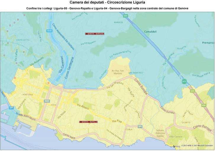 37 Senato: Collegio uninominale Liguria 01 - Savona Città metropolitana di Genova: Arenzano, Campo Ligure, Cogoleto, Masone, Mele, Rossiglione, Tiglieto; Provincia di Imperia: Airole, Apricale,