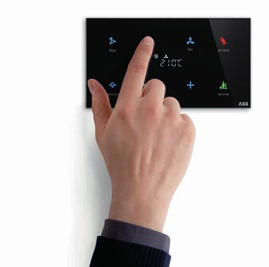 VA N TA G G I 7 Controllo accessi per l'hospitality Controllo accessi per hotel La gamma ABB-tacteo KNX comprende un sistema sicuro per il controllo accessi per l'hospitality.