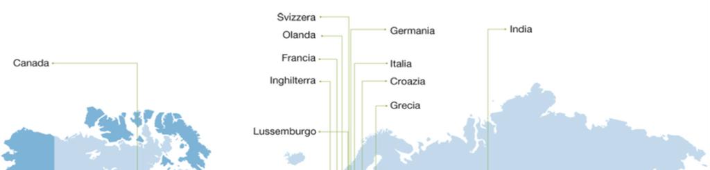 Le sedi del gruppo Sede del Gruppo: Pontedera (PI)