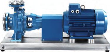 di controflangia. ear shaft centrifugal pumps constructed to EN 733 standards; widely used in water supplies, pressurisation and fire-fighting systems, standard supply with counter-flange.