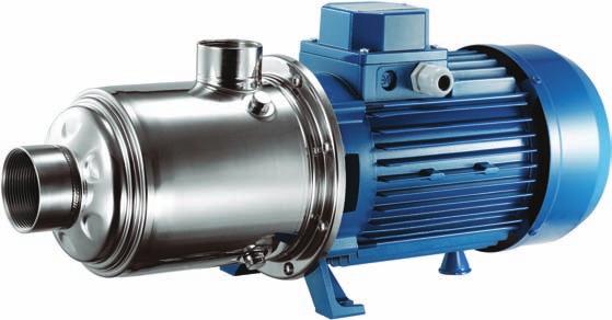 1 CARATTERISTICHE / CHARACTERISTICS / CARACTERISTICAS /CARATERISTIQUES multistage ELECTRIC PUMPS UTILIZZI - Pompe centrifughe multistadio orizzontali con corpo pompa in acciaio cromo-nickel AISI.